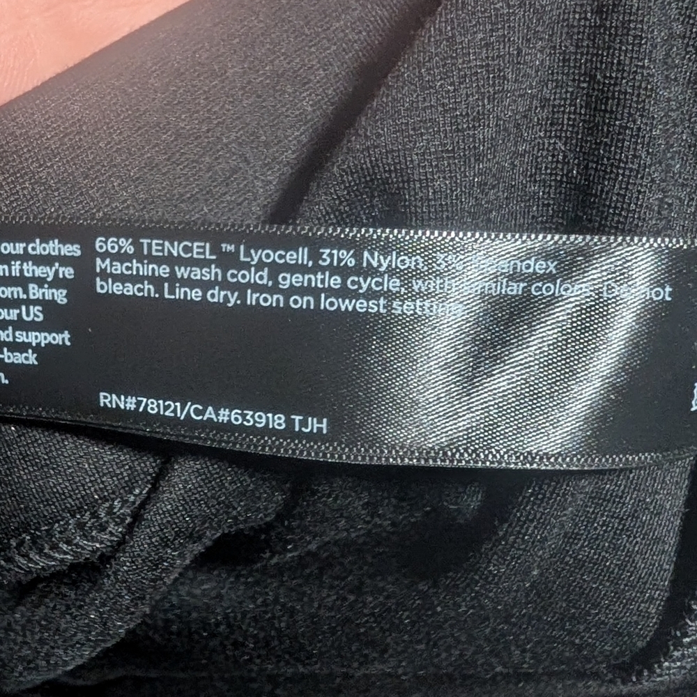 Eileen Fisher | Washable Flex Ponte Pintuck Pant In Black - Picture 12 of 14